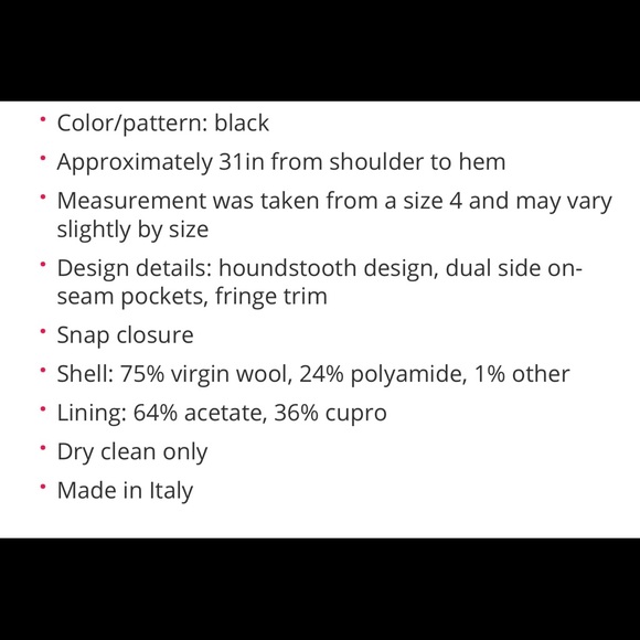 Marella De Poule Coat - Picture 4 of 4